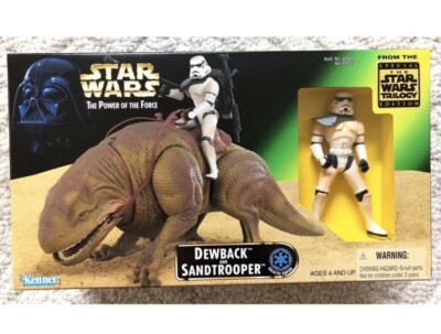 STAR WARS "DEWBACK / SANDTROOPER" ,POWER OF THE FORCE,1997,FACTORY SEALED,KENNER