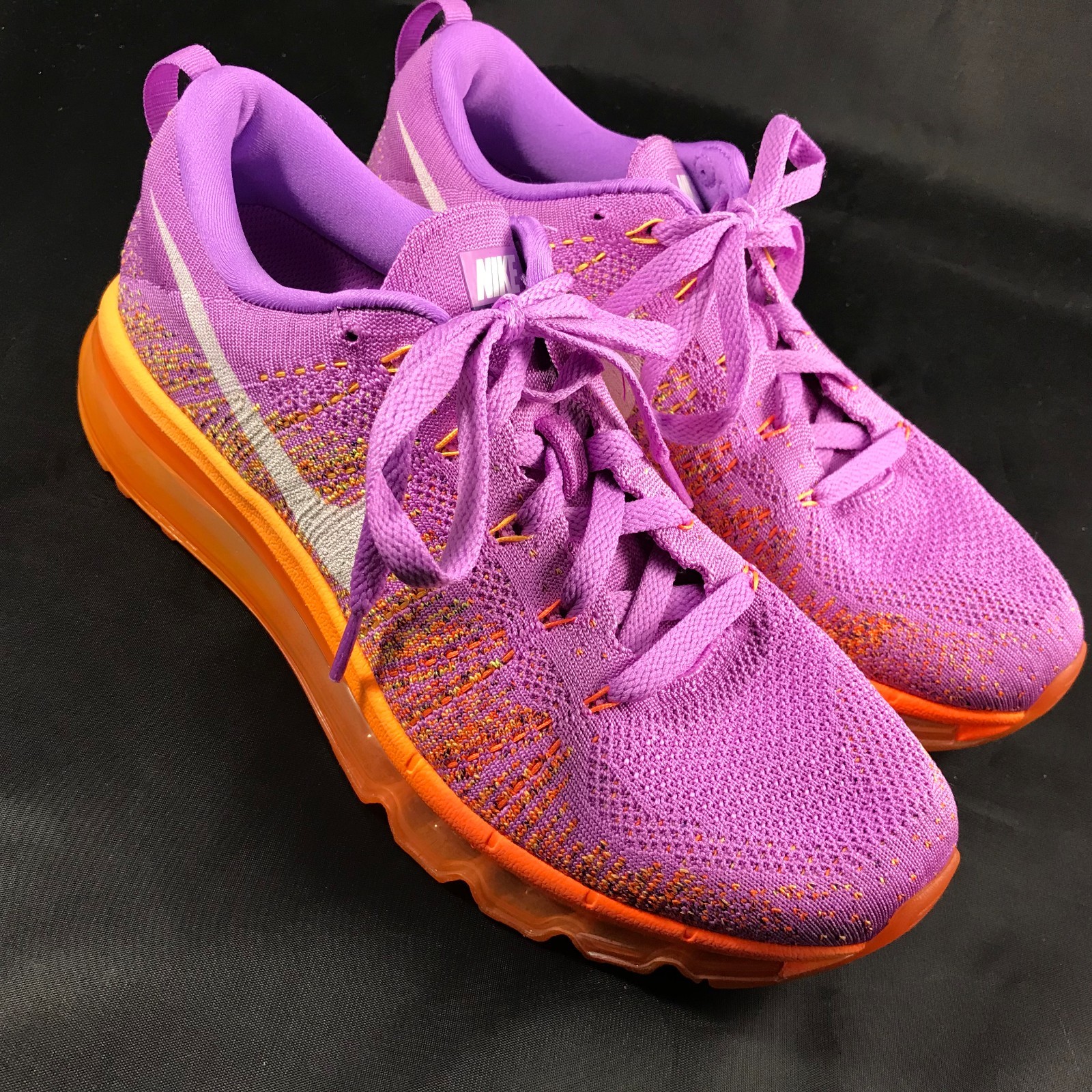Mint NIKE AIR MAX Flyknit MAX Damenschuhe 8.5, 40 EUR Purple Orange Mint NIKE AIR MAX Flyknit MAX Damenschuhe 8.5, 40 EUR Purple Orange