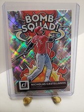 2022 Donruss Baseball Nicholas Castellanos Bomb Squad Diamond Parallel BS-10