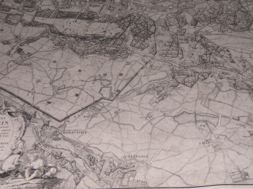 PLAN ENVIRONS DE PARIS GRAVEUR L'ABBE DELAGRIVE JEAN UNIQUE 1734 NUMEROTE 3746 - Picture 3 of 11