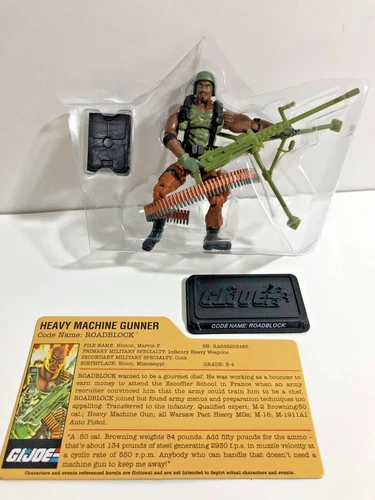 2007 GI Joe 25th Roadblock v16 from 5-Pack Set Loose Complete in Bubble