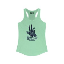 Quiksilver Outlaw Surf Peace Out Front D Tank Top Womens