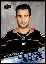 2020-21 Upper Deck Young Guns Kodie Curran Rookie Anaheim Ducks #708 R121