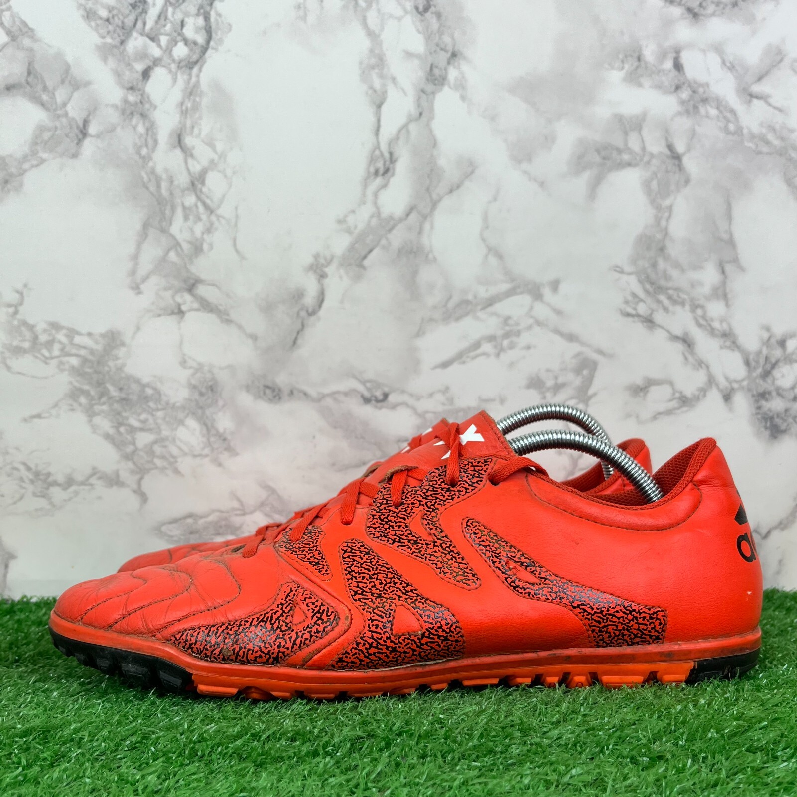 Adidas X 15.3 Football Boots Red Leather Astro Turf Soles Size UK 11 EUR 46 eBay