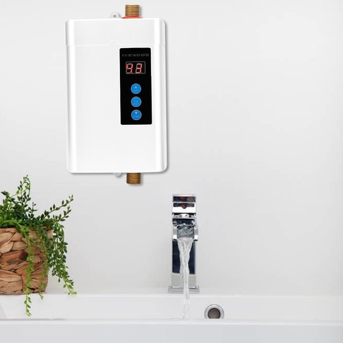 220V 4000W Electric Tankless Instant Hot Water Heater Shower Kitchen Washing - Picture 14 of 36
