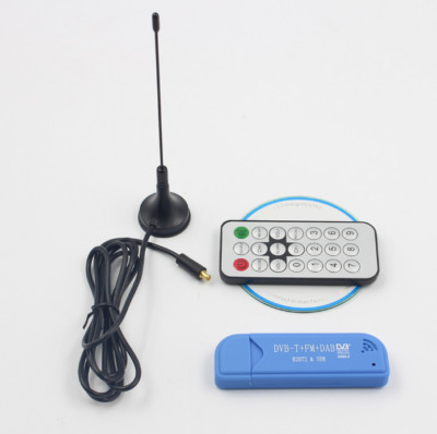USB 2.0 Digital DVB-T SDR+DAB+FM HDTV Video Equipment TV Tuner Receiver Stick