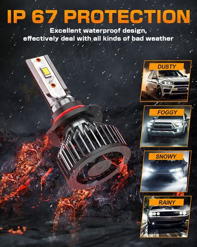 Combo 9005+9006+880 LED Headlight Fog Bulbs White Fit GMC Yukon Denali 2001-2006 - Picture 5 of 8