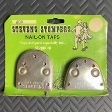 Vtg Stevens Stompers Nail-On Taps - 408 - Large - NIP