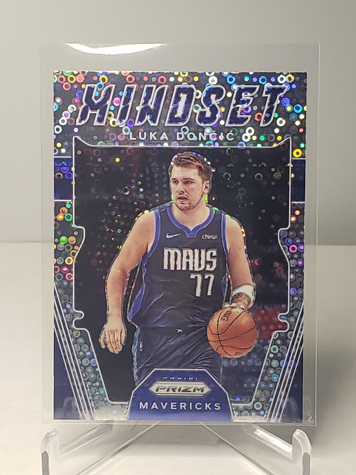 2021-22 Panini Prizm Luka Doncic Mindset Silver Fast Break Prizm