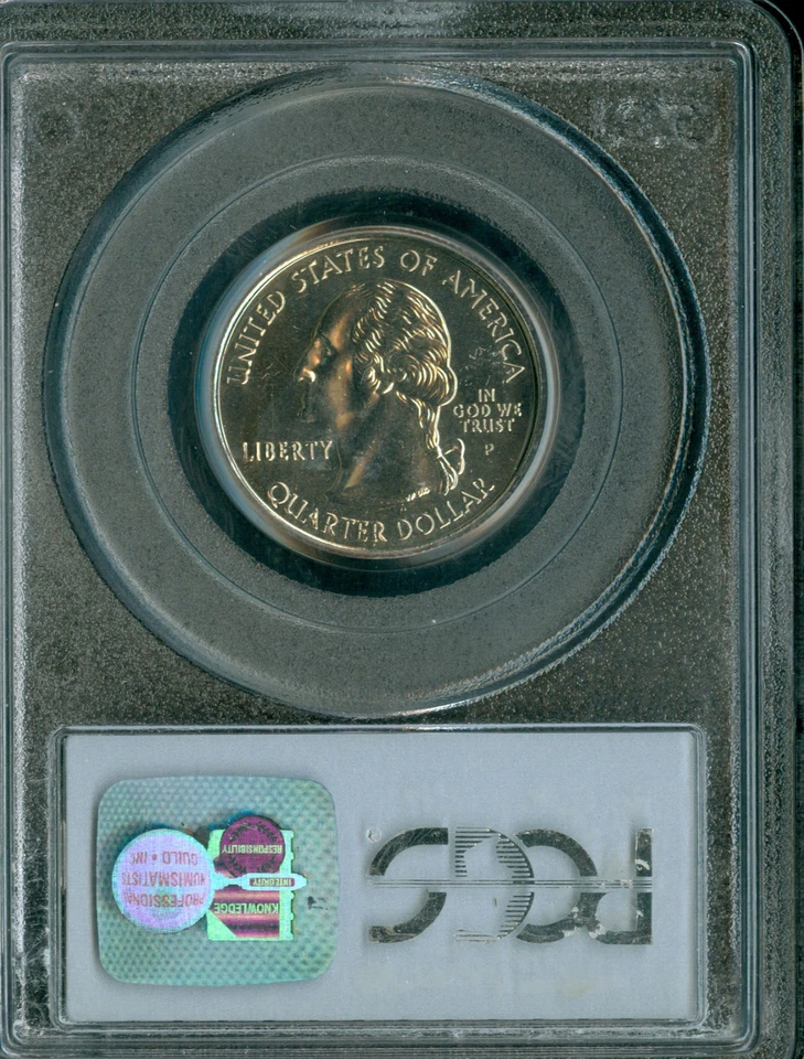 2002 P INDIANA QUARTER PCGS MS68 MAC DMPL   . - Image 2 of 2