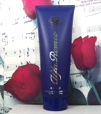 Alfa Romeo Blue Hair And Body Shower Gel 13.6 FL. OZ.