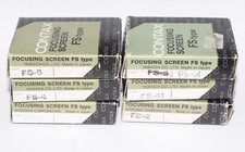 Set 6x Contax Focusing Screen FS-1 FS-2 FS-4 FS-5 FS-6 FS-41 for RTS Film SLR