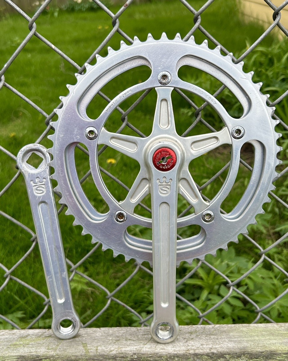 SUGINO　Mighty　165mm Sugino Mighty Competition Crankset 165 Road BMX Cranks Maxy