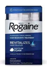 Men's Rogaine Foam 3-Month Supply - INTERNATIONAL SHIPPING
