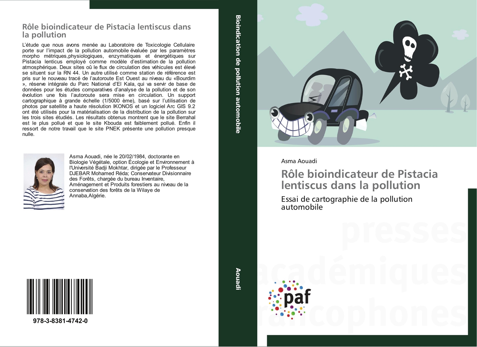 Rôle Bioindicateur De Pistacia Lentiscus Dans La Pollution Asma Aouadi