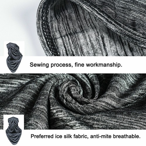 Neck Gaiter Bandana Headband Cooling Face Mask Scarf Shield Cover Snood Scarves - Picture 11 of 17
