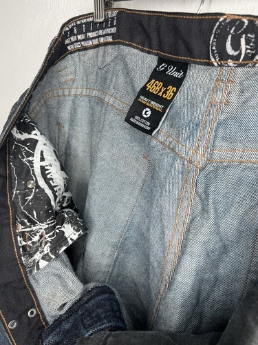 G-UNIT Jeans 46 Heavy Weight Baggy Vintage Old School 90s Hip Hop Wide Loose - Picture 15 of 16