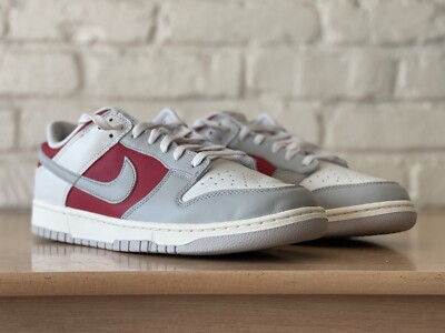 Nike Dunk Low Retro Ultraman Phantom Light Iron Ore Gym Red 