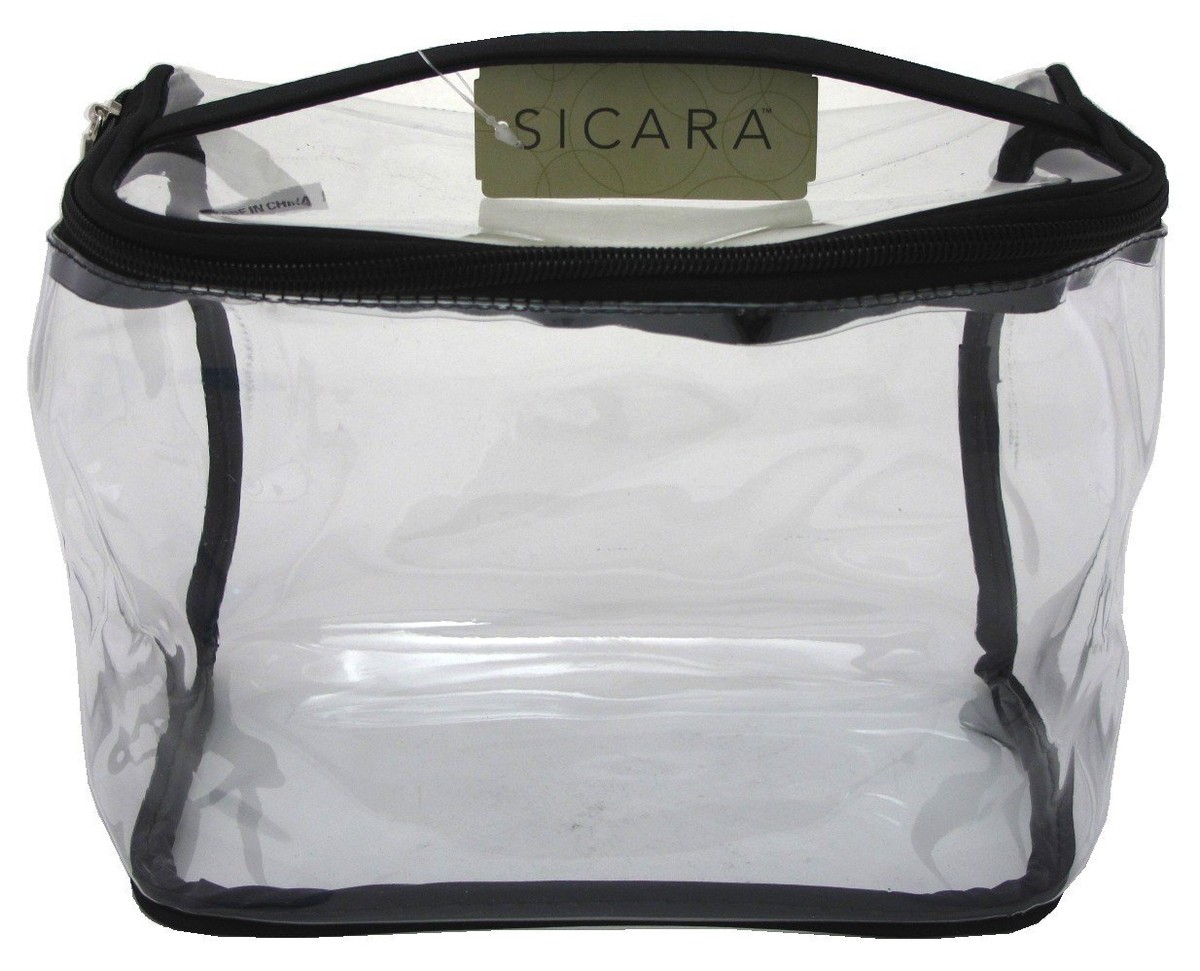 Sicara Clear Tall Train Case