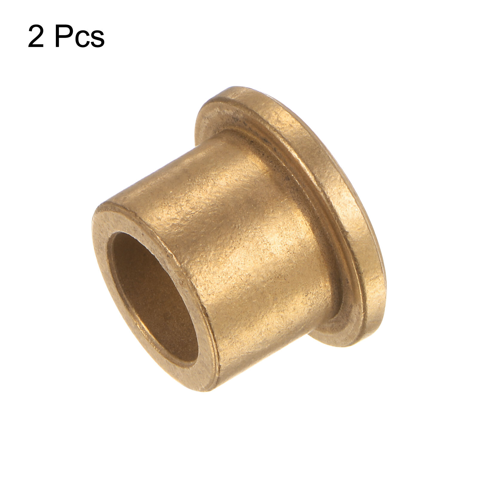 2pcs Flange Bearing Sleeve 12mm x 18mm x 16mm Bronze Self Lubricating ...