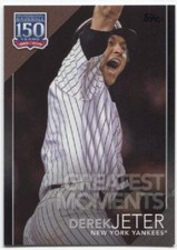 2019 Topps Series 2 Derek Jeter  BLACK Parallel 150 Years of Professional /299