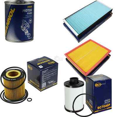 Original SCT Inspektionspaket Filter Set + Motor Flush Motorspülung 11586779
