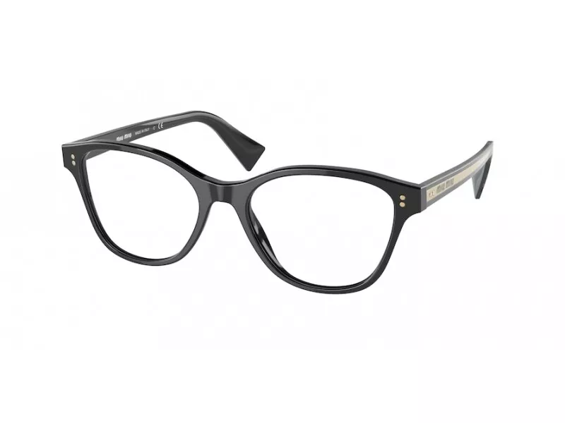 Miu Miu Eyeglasses Optical Frame MU 02UV 1AB1O1 Black Woman