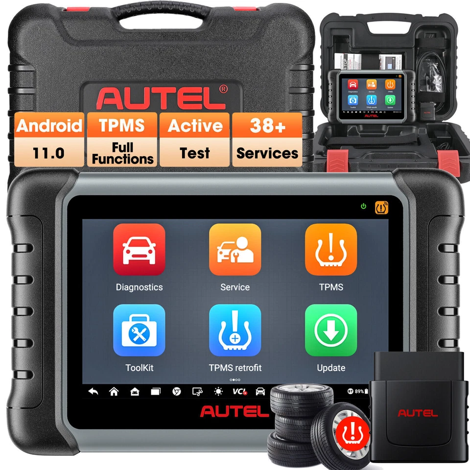 Autel MK808S-TS Pro KFZ Diagnosegerät Auto OBD2 Scanner ALLE SYSTEM TPMS RDKS