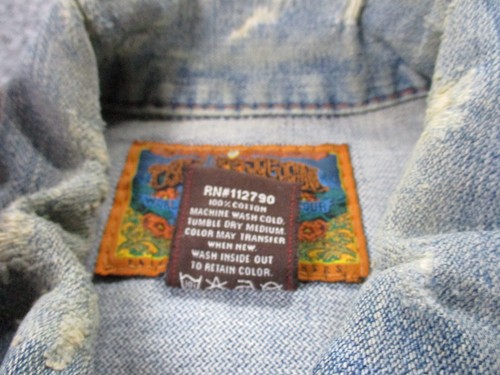 True Religion Jacket Adult L Ashbury Patch Mushroom Vintage Y2K Distressed Women - Picture 7 of 14