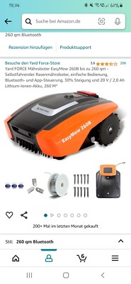 mähroboter yard force, hindernisserkennung