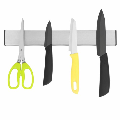 Kitchen Strong Magnetic Knife Holder Magnet Bar Wall Mounted Display Rack Strip - Picture 9 of 16