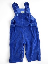 Neat  Nifty 12M Baby Overalls Blue Corduroy Adjustable Straps Snap Legs