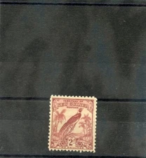 NEW GUINEA Sc 42(SG 186)*VF LH 1932 2SH DULL LAKE $11