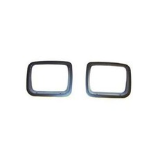 Headlight Bezel Kit, Black; 87-95 Jeep Wrangler YJ