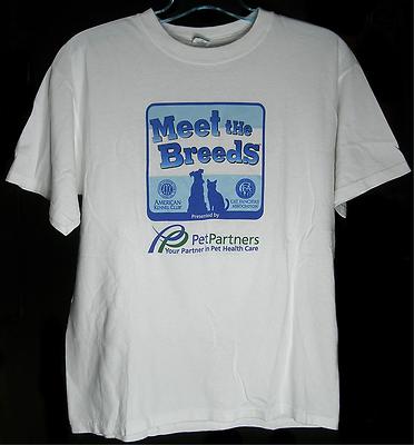 AKC T-Shirt Meet The Breeds Dog Show American Kennel Club Adult Large  New