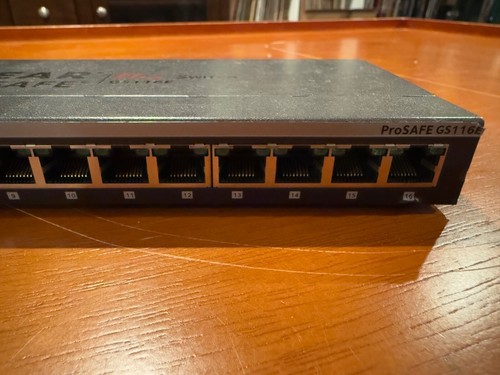 Netgear ProSafe Plus Switch GS116E EV2 16-Port Gigabit Switch GS116Ev2 - Picture 5 of 8