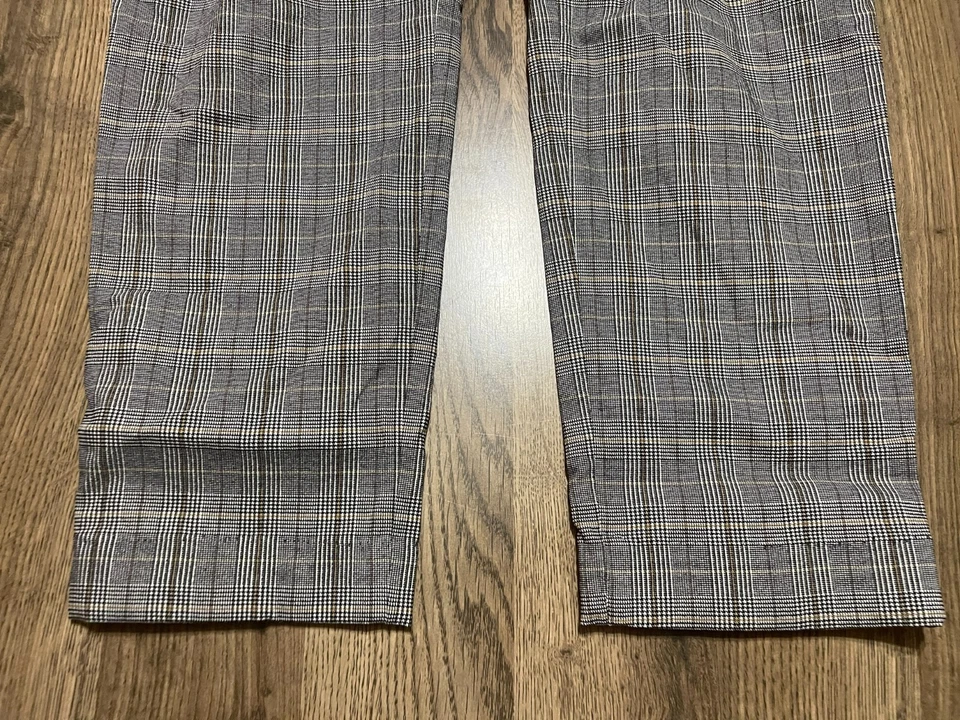 Pantalones Van Heusen, Para Mujer 14, Gris Marrón Blanco, Elástico Extensible, Pantalones de Vestir Foto 4 de 4