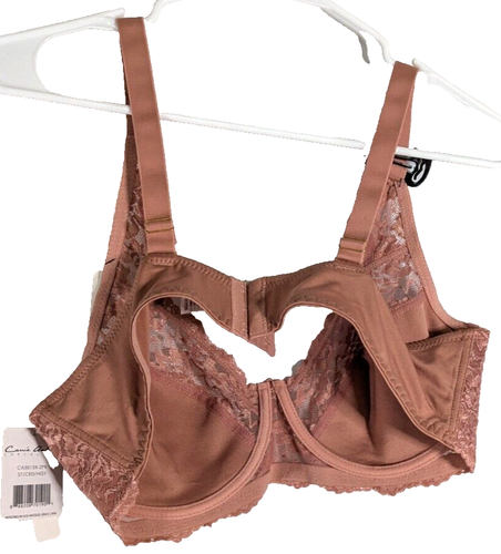 Carrie Amber Intimates women's salmon 42D underwire bra NWT - Picture 6 of 6