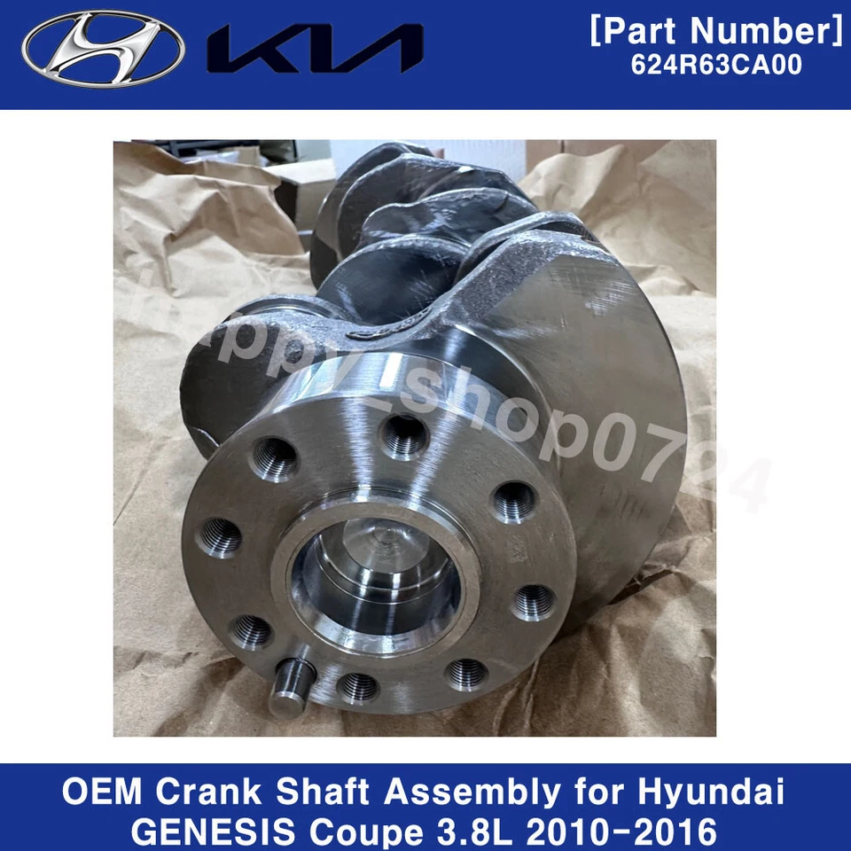 Оригинальный коленчатый вал в сборе 624R63CA00 для Hyundai GENESIS Coupe 3,8 л 2010-2016 - Изображение 4 из 4