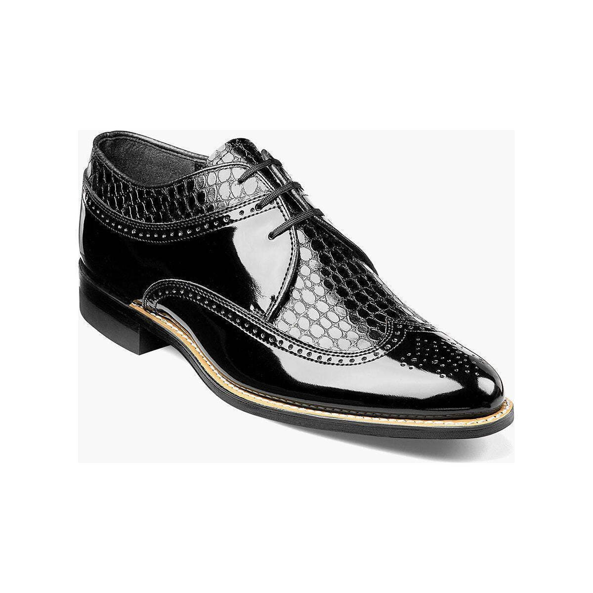 00605, Кожаные туфли Stacy Adams Dayton Wingtip Oxford, все цвета