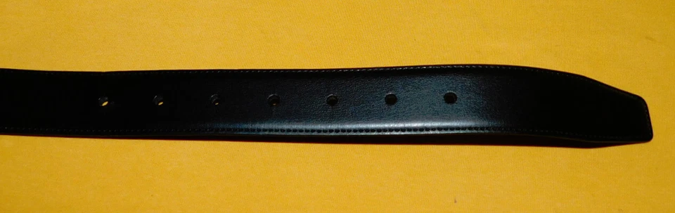 MEN'S PERRY ELLIS BLACK/BROWN GENUINE LEATHER REVERSIBLE BELT SIZE 40/100cm.. - Image 4 of 4