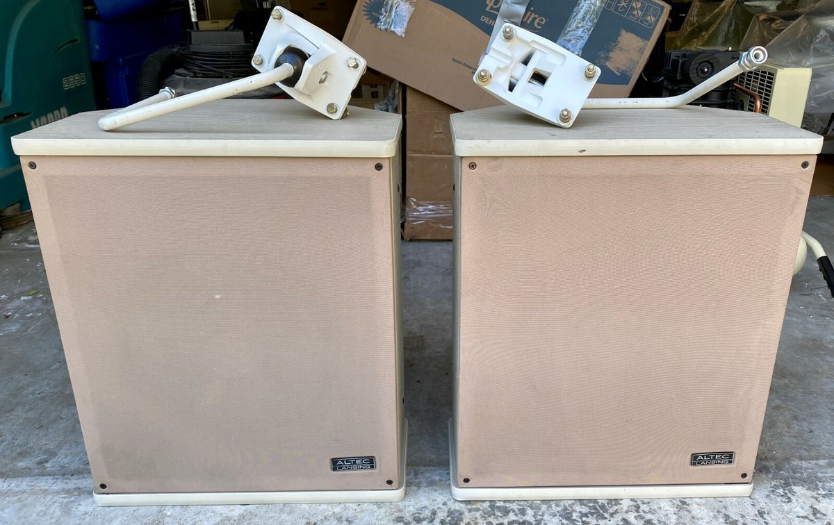 x2 Altec Lansing Model 9820-8A Duplex Loud Speaker System 8 Ohms