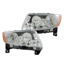 For 2011-2013 Jeep Grand Cherokee 2011-2017 Jeep Compass Headlight Halogen Pair For 2011-2013 Jeep Grand Cherokee 2011-2017 Jeep Compass Headlight Halogen Pair