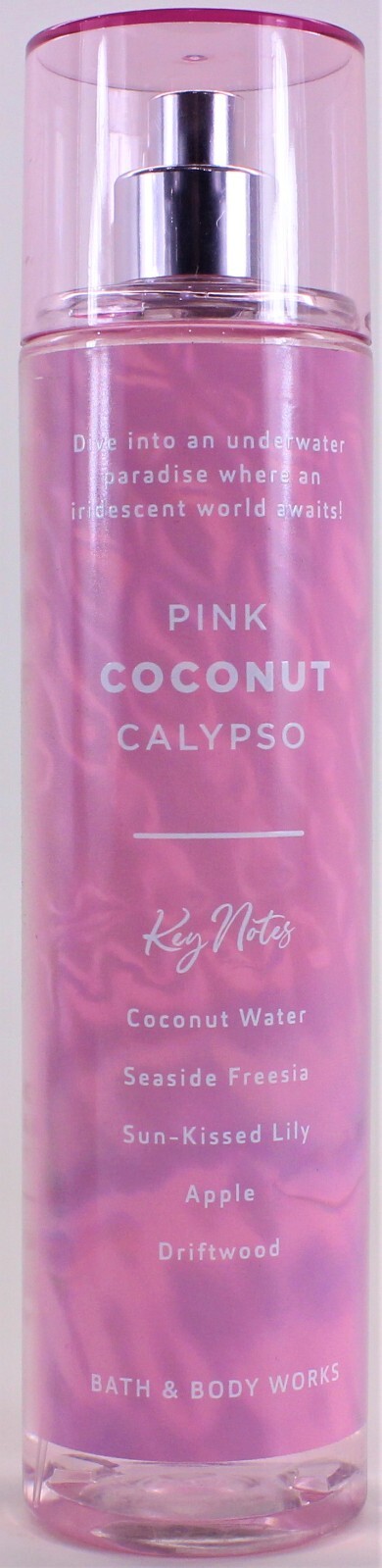 QTY 2- Bath Body Works PINK COCONUT CALYPSO Fine Fragrance Body