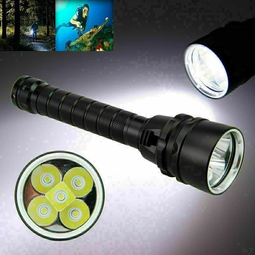 380000LM 5* LED Diving Torch UnderWater 220m Depth Waterproof Flashlight US - Picture 3 of 11