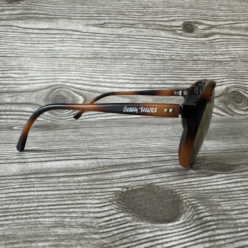 Ocean Waves Mens Cobia Aviator Polarized Sunglasses Tortoise Shell Frames - Picture 3 of 7