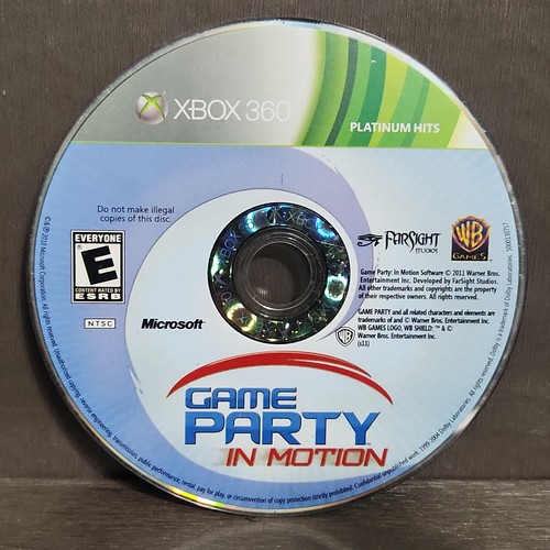 Game Party In Motion (Xbox 360) Disc