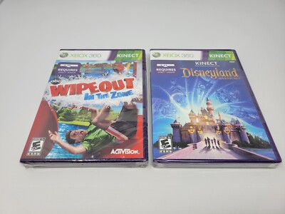 Wipeout: In the Zone & Disneyland Adventures Microsoft Xbox 360 Brand New Sealed