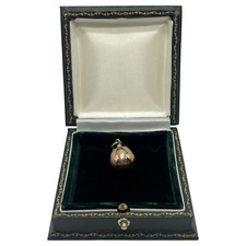 An Unusual Silver Gilt & 9ct Yellow Gold Masonic Puzzle Ball  (F3931)