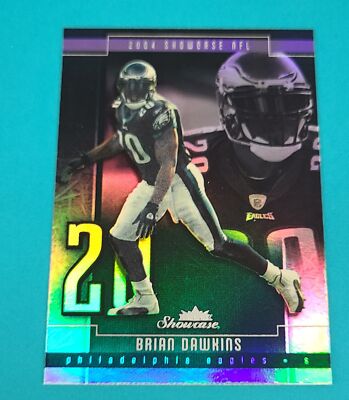 2004 Fleer Showcase #29 Brian Dawkins Philadelphia Eagles FOOTBALL Card e